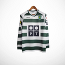 Camisa Sporting Home 2001/03 - Versão Retro Manga Longa
