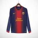 Camisa Barcelona Titular 12/13 - Versão Retro Manga Longa