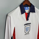 Camisa Inglaterra 98 - Versão Retro Manga Longa